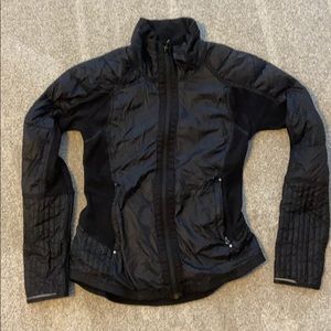 Lululemon black padded fleece jacket